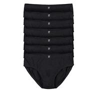 JP 1880 Menswear Big & Tall Plus Size L-8XL 7-Pack CECEBA Briefs Black 9 711244 10-9