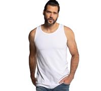 JP 1880 Menswear Big & Tall Plus Size L-8XL Basic Cotton Tank Top White 8XL 705145 20-8XL