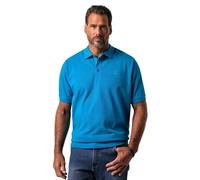 JP 1880 Menswear Big & Tall Plus Size L-8XL Belly Fit Cotton Piqué Polo Shirt Aquamarine XX-Large 712617760-XXL