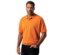 JP 1880 Menswear Big & Tall Plus Size L-8XL Belly Fit Cotton Piqué Polo Shirt Orange XXXXXX-Large 712617663-6XL