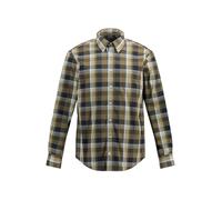 JP 1880 Menswear Big & Tall Plus Size L-8XL Check Shirt, Long Sleeve, Button-Down Collar, Modern fit, up to 8 XL fir Green XXXXX-Large 820471640-5XL