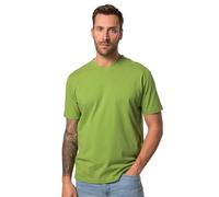 JP 1880 Menswear Big & Tall Plus Size L-8XL Classic Short Sleeve V-Neck Tee Moss Green XX-Large 702415422-XXL