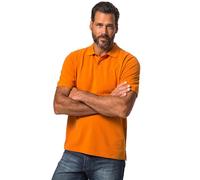 JP 1880 Menswear Big & Tall Plus Size L-8XL Cotton Pique Polo Shirt Dark Orange XXXX-Large 702560671-4XL