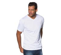 JP 1880 Menswear Big & Tall Plus Size L-8XL Cotton Rich Basic Tee White 8XL 702415 20-8XL