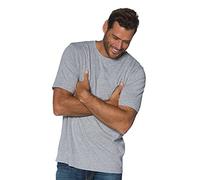 JP 1880 Menswear Big & Tall Plus Size L-8XL Everyday Crew Neck T-Shirt Grey Melange 8XL 702558 12-8XL