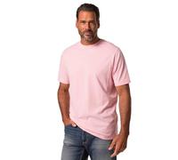 JP 1880 Menswear Big & Tall Plus Size L-8XL Everyday Crew Neck T-Shirt Pink X-Large 702558502-XL