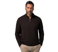 JP 1880 Menswear Big & Tall Plus Size L-8XL Half Zip Neck Jumper Black XXXXXXX-Large 716842130-7XL