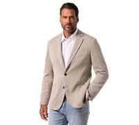JP 1880 Menswear Big & Tall Plus Size L-8XL Jacket, Business, Check Beige 64 841497300-64