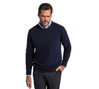 JP 1880 Menswear Big & Tall Plus Size L-8XL JP1880 Pullover, Round Neck, Cotton, up to 8 XL Dark Marine 5XT 708261730-5XT