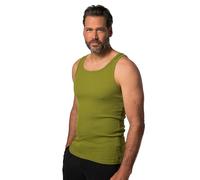 JP 1880 Menswear Big & Tall Plus Size L-8XL JP1880 Tank top, Vest, Ribbed, Sleeveless, up to 8 XL Green XXXXX-Large 782617439-5XL