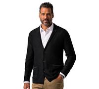 JP 1880 Menswear Big & Tall Plus Size L-8XL Knitted Jacket FLEXNAMIC®, Vintage Look Black XXXXX-Large 840779100-5XL