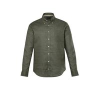 JP 1880 Menswear Big & Tall Plus Size L-8XL Linen Blend Shirt Gray Green XXXX-Large 782629432-4XL