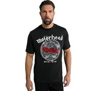 JP 1880 Menswear Big & Tall Plus Size L-8XL Motörhead ACE Tee Black 8XL 802841115-8XL