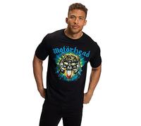 JP 1880 Menswear Big & Tall Plus Size L-8XL Motörhead Overkill Theme Tee Black 8XL 808528100-8XL
