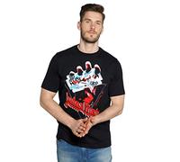 JP 1880 Menswear Big & Tall Plus Size L-8XL Motörhead Print Front Tee Black XXXXXX-Large 795981130-6XL