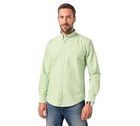 JP 1880 Menswear Big & Tall Plus Size L-8XL Oxford Shirt FLEXNAMIC®, Long Sleeve, Button-Down Collar, Modern fit Pale Mint XX-Large 844689420-XXL