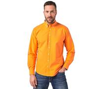 JP 1880 Menswear Big & Tall Plus Size L-8XL Oxford Shirt FLEXNAMIC®, Long Sleeve, Button-Down Collar, Modern fit sea Buckthorn Large 844689656-L
