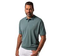 JP 1880 Menswear Big & Tall Plus Size L-8XL Belly Fit Cotton Piqué Polo Shirt Eucalyptus XXXXXX-Large 712617190-6XL