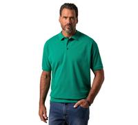 JP 1880 Menswear Big & Tall Plus Size L-8XL Preppy Pique Polo Tee Grass Green XXXX-Large 712617451-4XL