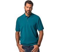 JP 1880 Menswear Big & Tall Plus Size L-8XL Preppy Pique Polo Tee Ocean Blue XXX-Large 712617761-3XL