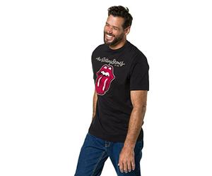 JP 1880 Menswear Big & Tall Plus Size L-8XL Rolling Stones Fan Logo Tee 716623