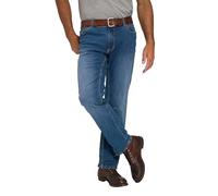 JP 1880 Menswear Big & Tall Plus Size L-8XL Straight Fit Jeans Flexamic® 722849, Blue Denim, 42 W/36 L