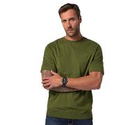 JP 1880 Menswear Big & Tall Plus Size L-8XL Stretch Hem Cotton Tee sea Green XXXXXXX-Large 712616441-7XL