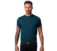 JP 1880 Menswear Big & Tall Plus Size L-8XL T-Shirt, Basic, Round Neck, Combed Cotton, up to 8XL Dark Petrol XXXXXXX-Large 702558756-7XL