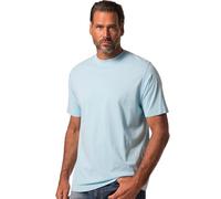 JP 1880 Menswear Big & Tall Plus Size L-8XL T-Shirt, Basic, Round Neck, Combed Cotton deep Mint XXXX-Large 702558420-4XL