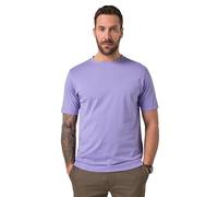 JP 1880 Menswear Big & Tall Plus Size L-8XL T-Shirt, Basic, Round Neck, Combed Cotton Lilac Blue XXXXXXX-Large 702558822-7XL