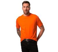 JP 1880 Menswear Big & Tall Plus Size L-8XL T-Shirt, Basic, Round Neck, Combed Cotton Orange XXXXX-Large 702558650-5XL