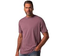 JP 1880 Menswear Big & Tall Plus Size L-8XL T-Shirt, Basic, Round Neck, Combed Cotton, up to 8XL Mauve 8XL 702558829-8XL