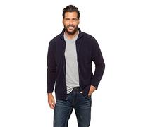 JP 1880 Menswear Big & Tall Plus Size L-8XL Zip Front Fleece Jacket Navy Blue XXXXXX-Large 705552 70-6XL