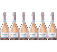 JP. Chenet Free - Alcohol free Sparkling Rosé Wine - Pinot Noir - No added flavours, authentic taste - Origin : France (6 x 0.75 L)