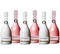 JP Chenet - Ice Edition Sparkling White Wine & Sparkling Rosé Wine, Medium Dry - Mixed Case of 6 - France (6 x 0.75 L)