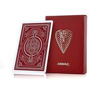 JP GAMES LTD Cobra Luxury Poker Playing Cards Age 14+ - Perfect For Magic, Poker and Cardistry - Includes Double Backer and Blank Face Cards