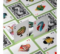 JP GAMES LTD Dinosaur Playing Cards by Art Of Play - 54 original illustrations by William Stout