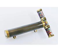 JP GAMES LTD Handmade Brass Wheel Kaleidoscope - Made in Israel by Roy Cohen