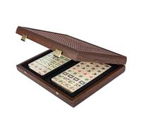 JP GAMES LTD Luxury Manopoulos Mahjong Set - Premium Set Made by Experts - Housed in Replica Walnut Case