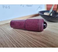 JP GAMES LTD Purple Heart Wood Teleidoscope by Armando Perri - Premium Unique Handmade Scope, Handmade in Switzerland, Small 9.5cm, Adults 14+