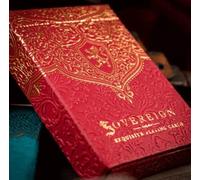 JP GAMES LTD Sovereign Luxury Playing Cards (RED by Jody Eklund, Black Inc Branded