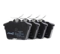 Brake pads Rear Axle 4163700710 JP GROUP for CITROËN PEUGEOT