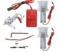 JP Hobby ER150 Alloy Electric Retractable System High Accuracy Easy Operate for RC Fixed Wing Aircraft Accessory (Controlador de recepción y receptáculo + (2s Power)