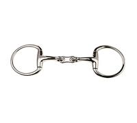 JP Korsteel Stainless Steel French Link Eggbutt Snaffle Bit, 5.5"