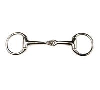 JP Korsteel Stainless Steel Jointed Eggbutt Snaffle Bit, 5.5"
