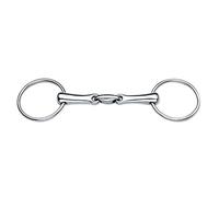 JP Korsteel Stainless Steel Oval Link Loose Ring Snaffle Bit - 5.5"