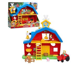 JP Mickey & Minnie JPL38602 Mickey Mouse Barnyard Fun Playset, Multi Colour