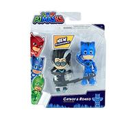 JP PJ Masks PJM65K00 PJ Masks 2 Pack Figure Set-Series 2-Catboy & Romeo