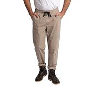JP1880 Men's Flexnamic Slip-on Trousers, Beige, 7XL