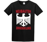 JPCJSL Einsturzende Neubauten Richterskala'87 Industrial Blixa T Shirt Graphic Top Printed Shirt for Mens Black